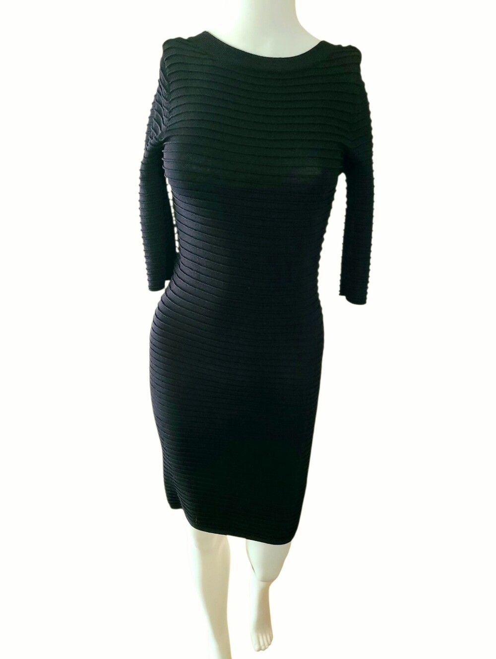 Something Else By Natalie Wood Ribbed Bodycon Dress - Classic Women's Sheath